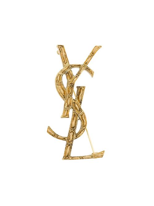 Cassandre brooch with crocodile effect SAINT LAURENT | 470371Y15008030